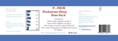 P-pack  Prednisone 20mg (Ppack Prednisone 20mg Revised)